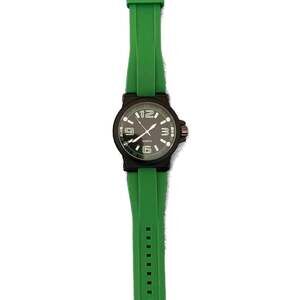 Large Accutime Green Men's Watch